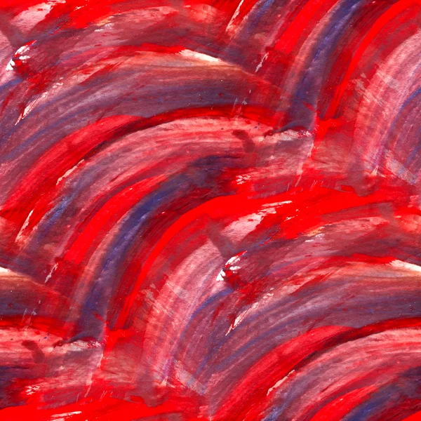 无缝背景红色条纹水彩水抽象艺术 — 图库照片