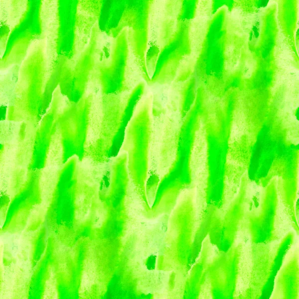 Aquarelle verte art texture abstraite sans couture peint à la main — Photo