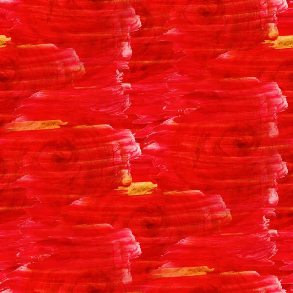 Aquarela sem costura blot fundo vermelho amarelo raster illustrati — Fotografia de Stock