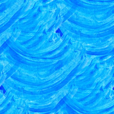 sulu boya resim mavi sorunsuz soyut doku el backg boyalı