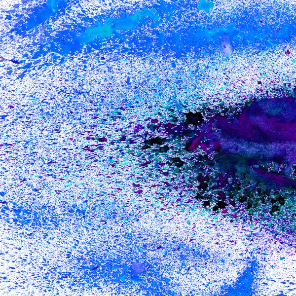 Blue blob texture watercolor — Stock Photo, Image