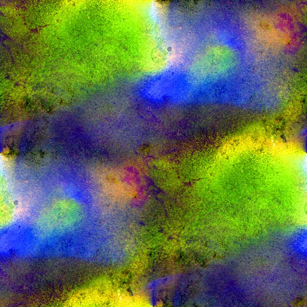 Бесшовная текстура акварельные пятна желтый синий — стоковое фото