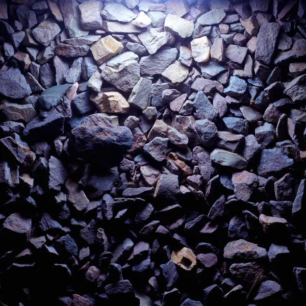 Fialové kameny štěrku textury — Stock fotografie