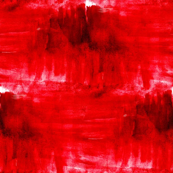 Red seamless macro texture watercolors with brush strokes — Stockfoto