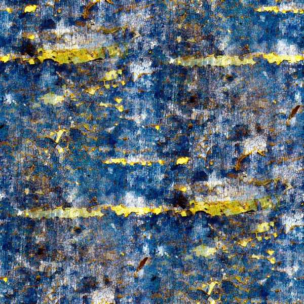 Texture transparente des murs bleus de l'ancien — Photo