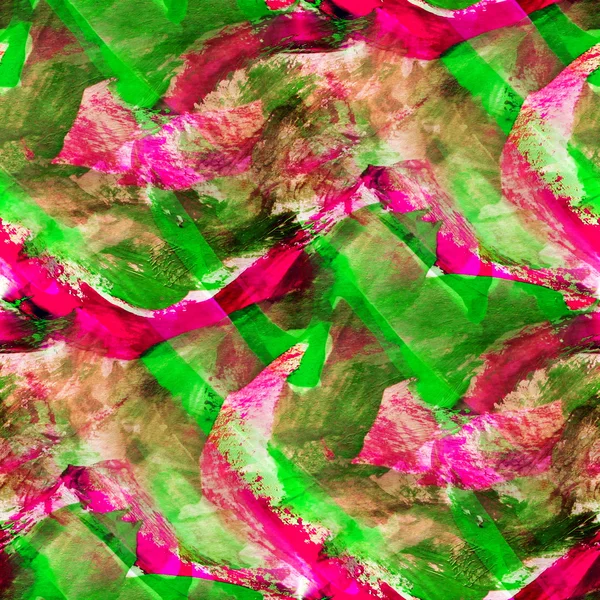 Malerei nahtlose Kunst Öl moderne Aquarell grün rot — Stockfoto