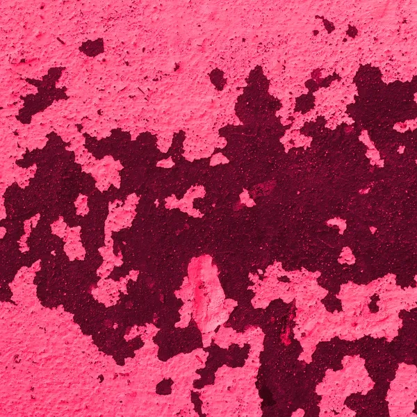 Pink abstract texture old wall with cracks on the paint — Stock Photo, Image