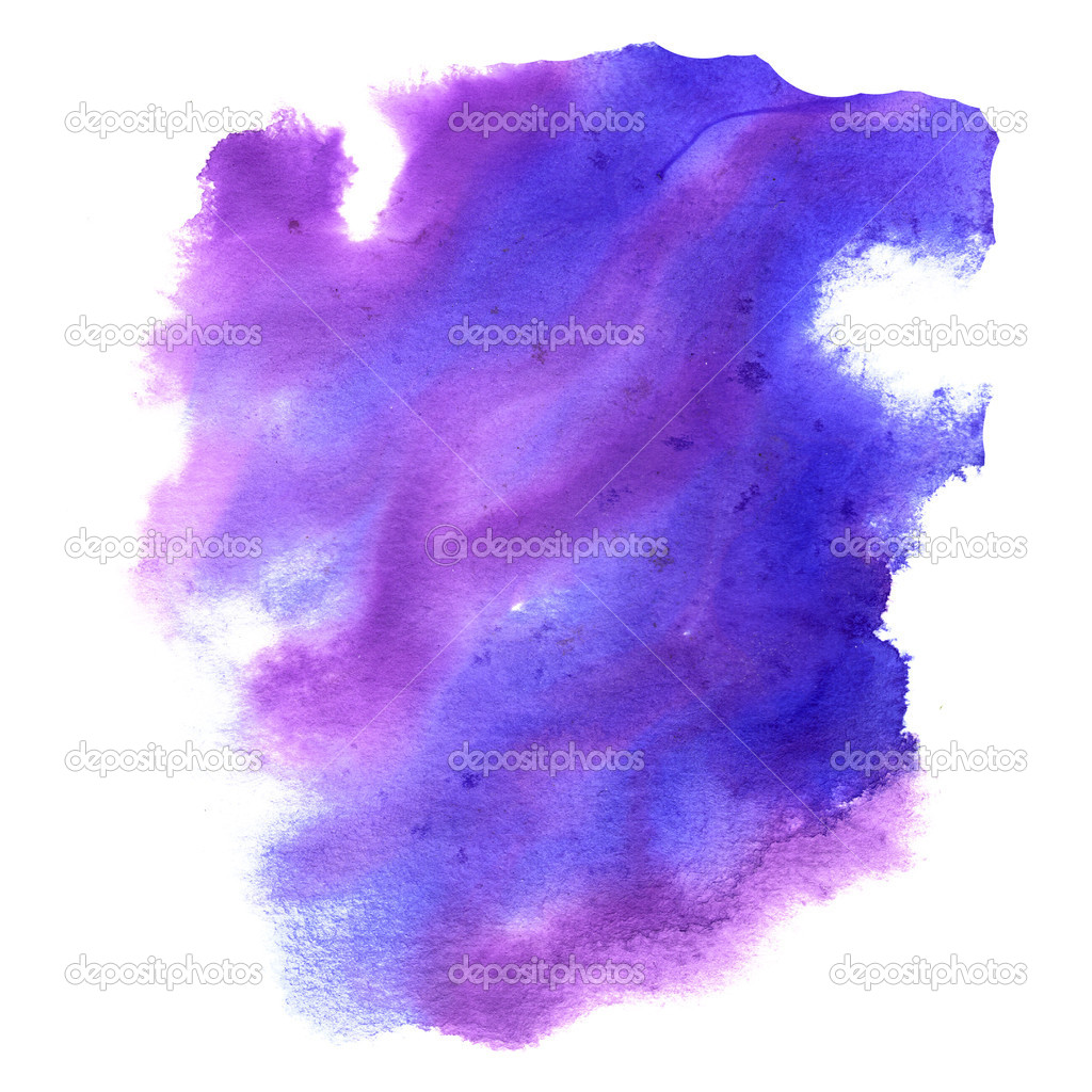 isolated spot texture purple blue abstract watercolor