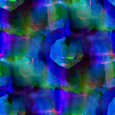 kesintisiz mavi, yeşil doku sulu boya duvar kağıdı arka plan