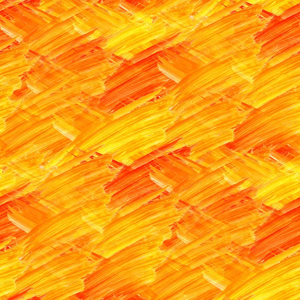 Sans couture orange, fond de papier peint aquarelle texture jaune — Photo