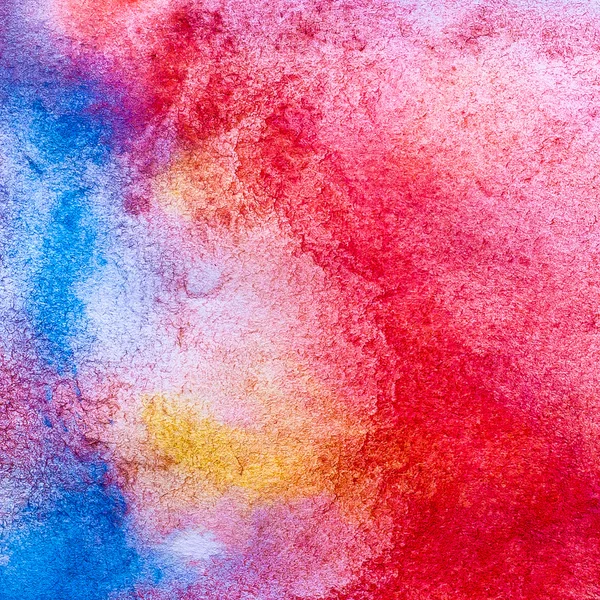 Macro texture color watercolors with brush strokes — Stock Photo, Image