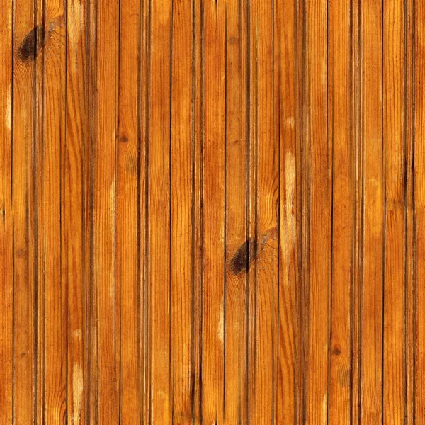 Seamless texture yellow lacquered of old wood boards background — Stock Photo, Image