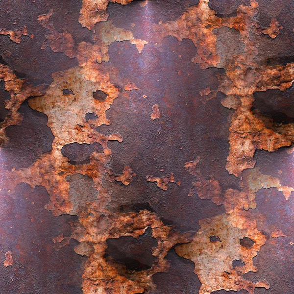 Old texture iron red background with rust and scuffed — Stock Photo, Image