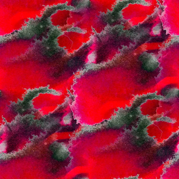 Красный розовый черный цвет акварели бесшовные текстуры с пятнами и — стоковое фото