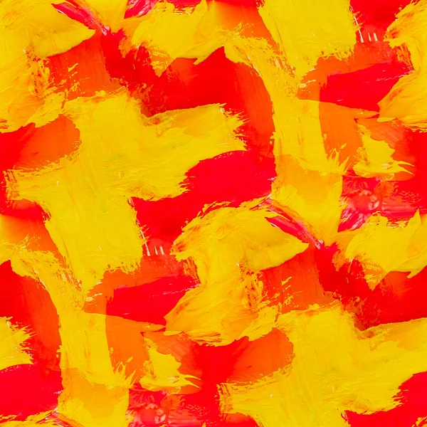 Nahtloser Hintergrund gelb rot Aquarell Wasser abstrakte Kunst — Stockfoto