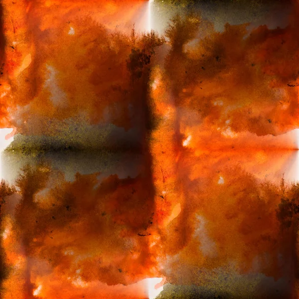 Dikişsiz sanat makro doku kahverengi suluboya fırça darbeleriyle — Stok fotoğraf