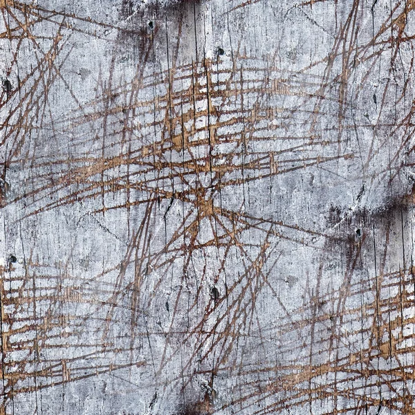 Nahtloser Hintergrund der alten Holzplatte rissig und zerkratzt Linie — Stockfoto