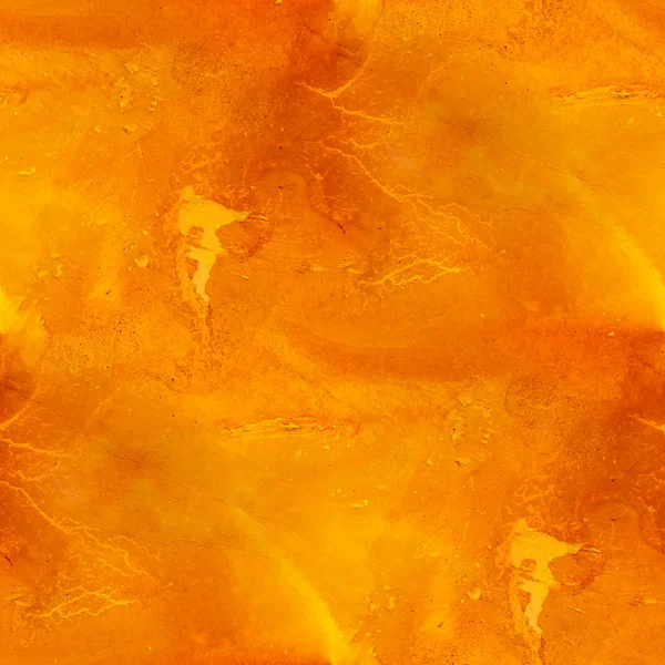 Žlutá oranžová bezešvé umění makro textury akvarely pozadí — Stock fotografie