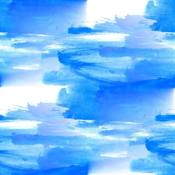 Textura azul mar inconsútil imagen abstracto acuarela fondo — Foto de Stock