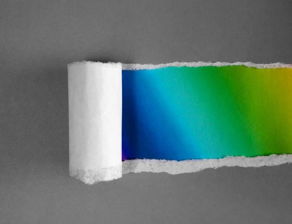 Цвет рваная бумага текстура и место для сообщений — стоковое фото