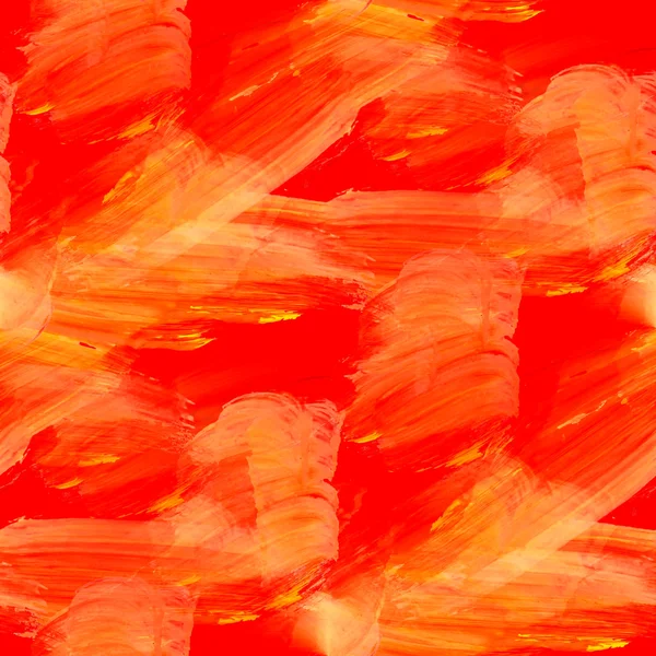 オレンジ色の黄色赤マクロ水彩シームレス テクスチャとペイント st — ストック写真