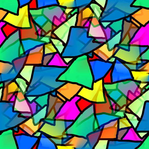 Seamless texture triangle kaleidoscope of colorful — Stock Photo, Image