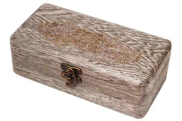 Antique jewelry box isolated — Stock Photo, Image