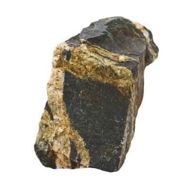 koyu mavi sarı doğal taş (içinde beyaz arka plan üzerinde izole