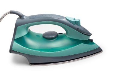 Beyaz arka plan üzerinde izole yeşil demir