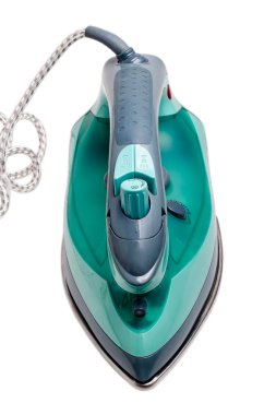 Beyaz arka plan üzerinde izole yeşil demir