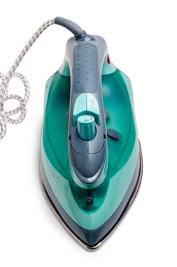 demir yeşil beyaz zemin üzerine izole