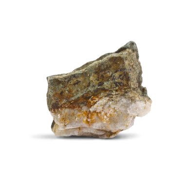 doğal taş çizgili beyaz zemin üzerine izole