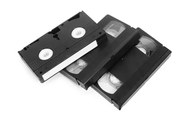 Nastro classico vhs isolato su sfondo bianco — Foto Stock