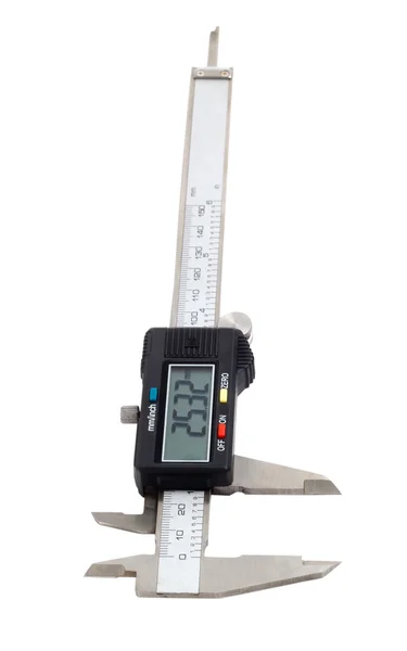 Digital electronic caliper isolated — Stock Photo, Image