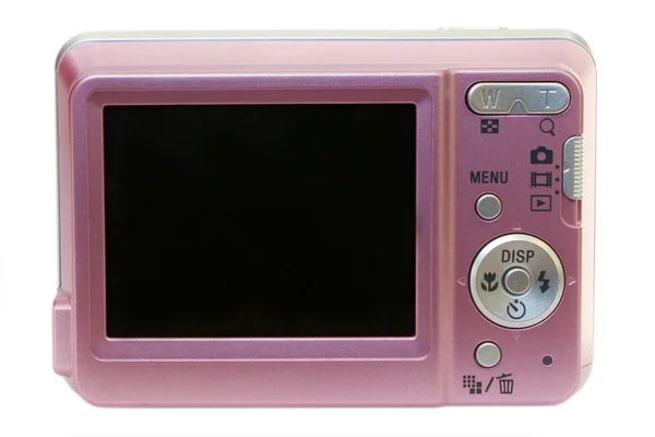Light purple digital camera — Stock Photo, Image