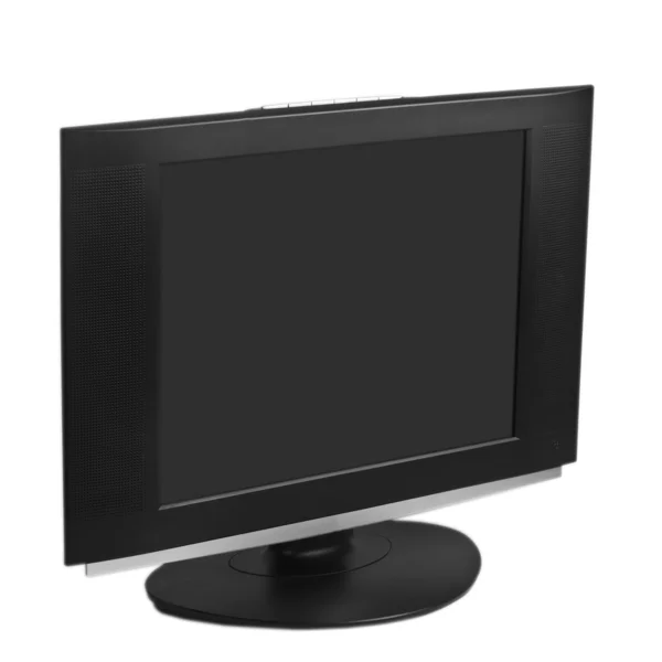Monitor layar komputer diisolasi di latar belakang putih — Stok Foto