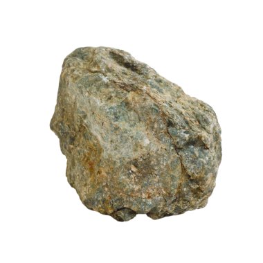 Beyaz arka plan üzerinde izole taş granit