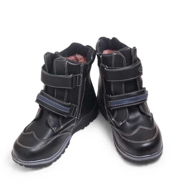 Sapatos de inverno isolado — Fotografia de Stock