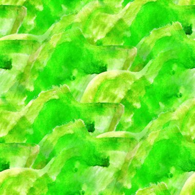 arka planda kesintisiz su soyut suluboya yeşil tasarım mürekkep