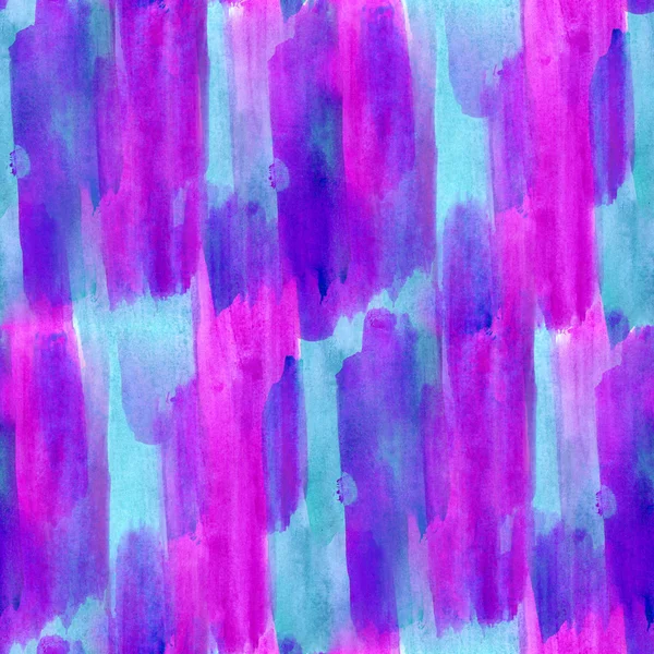 Sömlös violett blå vatten abstrakt akvarell bakgrundsdesign — 图库照片