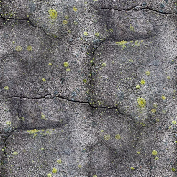 Seamless texture of old stone wall with a crack wallpaper — Stock Photo, Image