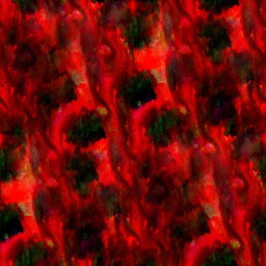 Dikişsiz kırmızı arka plan tasarım soyut ve suluboya mürekkep