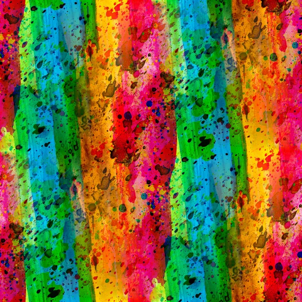 Cor arco-íris sem costura fundo abstrato aquarela design tinta — Fotografia de Stock