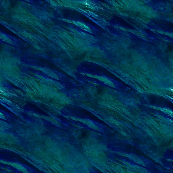 Bezszwowe tło niebieski zielony abstrakcyjny akwarela design atrament — Zdjęcie stockowe