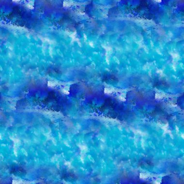 Sanat parlak arka plan mavi Dikişsiz el yapımı suluboya