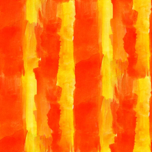 Naadloze geel oranje kubisme abstracte kunst texture aquarel wa — Stockfoto