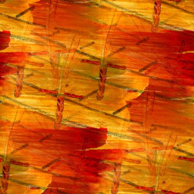 Sarı kılıç arka plan, sanat leke sorunsuz ve arka plan, metin