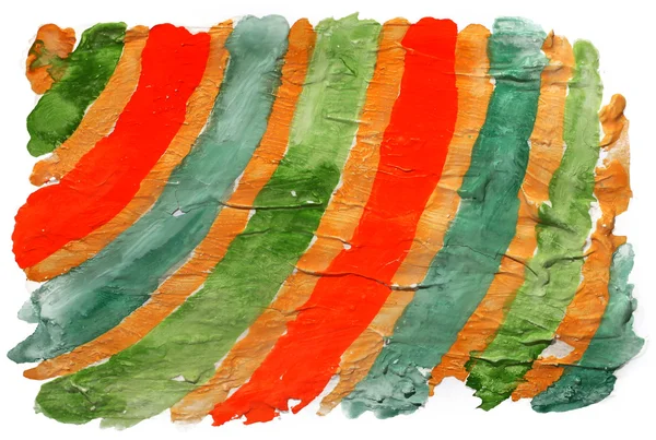 Art daub watercolor stripes green blue red background abstract p — Stock Photo, Image
