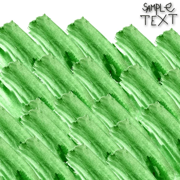 Acuarela verde fondo abstracto papel arte textura — Foto de Stock