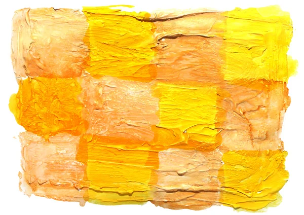 Sanat daub suluboya sarı kahverengi zemin soyut kağıt textu — Stok fotoğraf